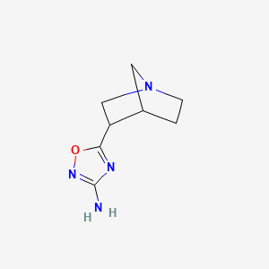 Chemical structure of N,N-dimethyl-N'-(1-methyl-2-oxopyrimidin-4-yl)methanimidamide