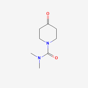 Chemical structure of N,N-dimethyl-4-oxopiperidine-1-carboxamide