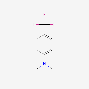 Chemical structure of N,N-Dimethyl-4-(trifluoromethyl)aniline