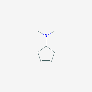 Chemical structure of N,N-Dimethyl-3-cyclopenten-1-amine