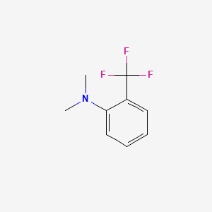 Chemical structure of N,N-Dimethyl-2-(trifluoromethyl)aniline