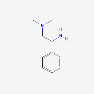 Chemical structure of (2-Amino-2-phenylethyl)dimethylamine