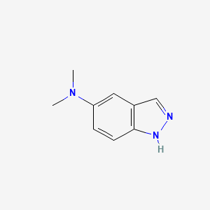Chemical structure of N,N-Dimethyl-1H-indazol-5-amine