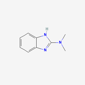 Chemical structure of N,N-Dimethyl-1H-benzimidazol-2-amine