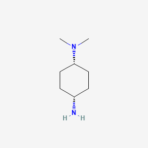 Chemical structure of N,N-Dimethyl-1,4-cyclohexanediamine