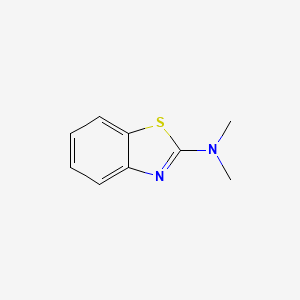 Chemical structure of N,N-Dimethyl-2-benzothiazolamine