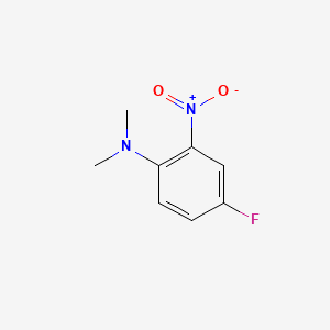 Chemical structure of N,N-Dimethyl 4-fluoro-2-nitroaniline