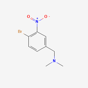 Chemical structure of N,N-Dimethyl 4-bromo-3-nitrobenzylamine