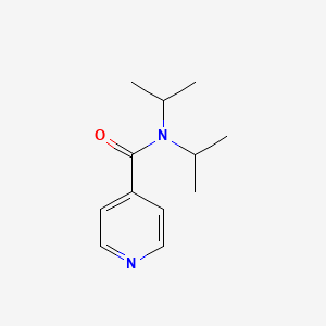 Chemical structure of N,N-Diisopropylisonicotinamide