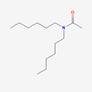 Chemical structure of N,N-Dihexylacetamide