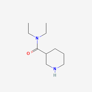 Chemical structure of N,N-Diethylpiperidine-3-carboxamide