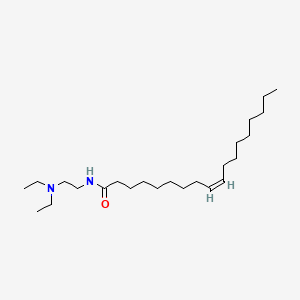 Chemical structure of N,N-Diethyl-N'-oleoylethylenediamine