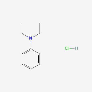 Chemical structure of N,n-diethylanilinehydrochloride