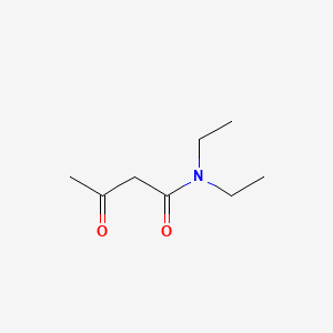 Chemical structure of N,N-Diethylacetoacetamide