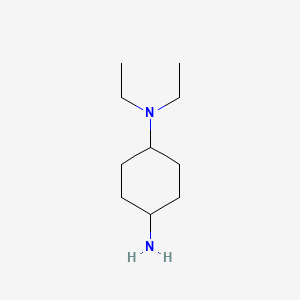Chemical structure of N,N-Diethyl-1,4-cyclohexanediamine