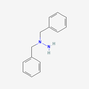 Chemical structure of N,N-Dibenzylhydrazine