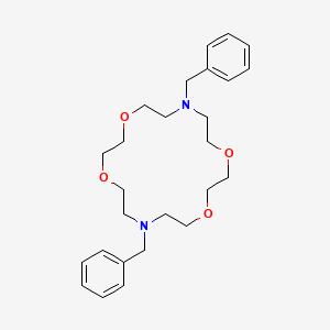 Chemical structure of N,N'-Dibenzyl-4,13-diaza-18-crown 6-Ether