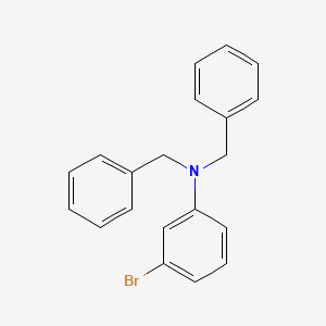Chemical structure of N,N-Dibenzyl-3-bromoaniline