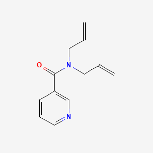 Chemical structure of N,N-Diallylnicotinamide