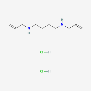 Chemical structure of N,N'-Diallyl-1,4-diaminobutane dihydrochloride