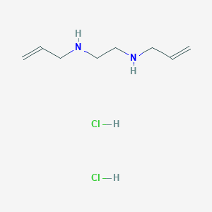 Chemical structure of N,N'-Diallyl-1,2-ethanediamine dihydrochloride