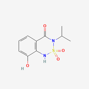 Chemical structure of N,N'-Diacetylsulfanilamide