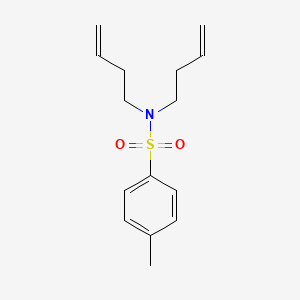 Chemical structure of N,N-di(but-3-en-1-yl)-4-methylbenzenesulfonamide