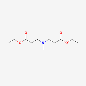 Chemical structure of N,N-Di-(beta-carboethoxyethyl)methylamine