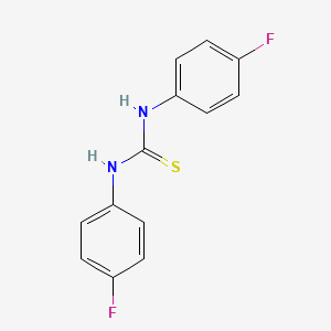 Chemical structure of N,N'-Bis(4-fluorophenyl)thiourea