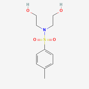 Chemical structure of N,N-Bis(2-hydroxyethyl)-p-toluenesulfonamide