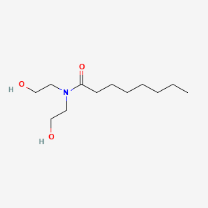 Chemical structure of N,N-Bis(2-hydroxyethyl)octanamide