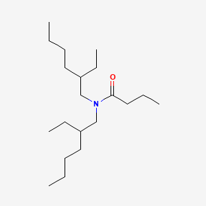 Chemical structure of N,N-Bis(2-ethylhexyl)butyramide