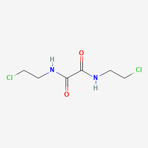 Chemical structure of N,N'-Bis(2-chloroethyl)oxamide