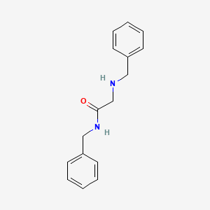 Chemical structure of N,N′-Dibenzylglycinamide