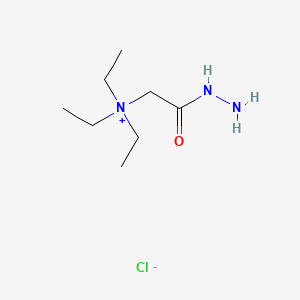 Chemical structure of N,N,N-Triethyl-2-hydrazinyl-2-oxoethanaminium chloride