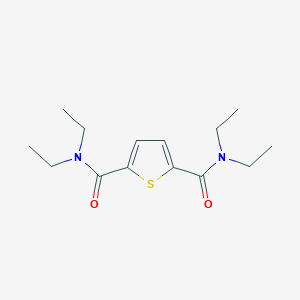 Chemical structure of N,N,N’,N’-Tetraethylthiophene-2,5-dicarboxamide