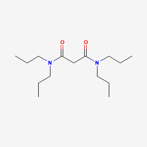 Chemical structure of N,N,N',N'-Tetrapropylmalonamide