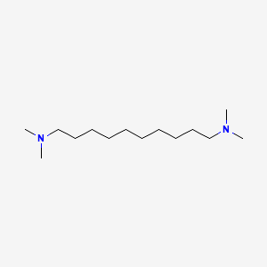 Chemical structure of N,n,n',n'-tetramethyl-1,10-decanediamine