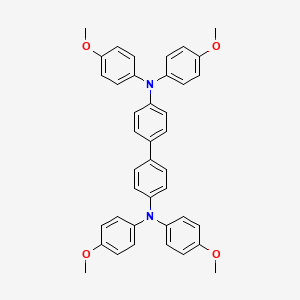 Chemical structure of N,N,N',N'-Tetrakis(4-methoxyphenyl)benzidine