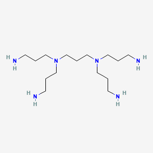 Chemical structure of N,N,N',N'-Tetrakis(3-aminopropyl)-1,3-propanediamine