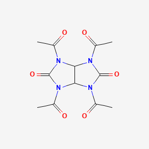 Chemical structure of N,N',N'',N'''-Tetraacetylglycoluril