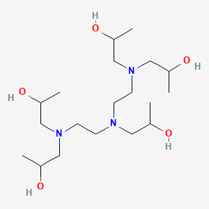 Chemical structure of N,N,N',N'',N''-Pentakis(2-hydroxypropyl)diethylenetriamine