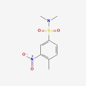Chemical structure of N,N,4-Trimethyl-3-nitrobenzenesulfonamide