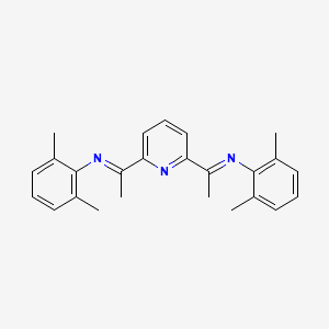 Chemical structure of 2,6-Bis[1-[(2,6-dimethylphenyl)imino]ethyl]pyridine
