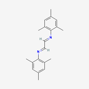 Chemical structure of N,N'-(Ethane-1,2-diylidene)bis(2,4,6-trimethylaniline)