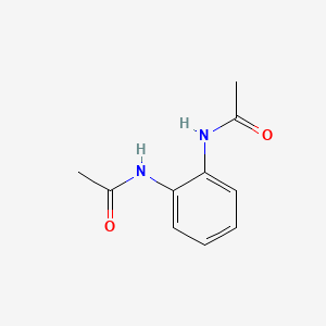 Chemical structure of N,N'-(1,2-Phenylene)diacetamide