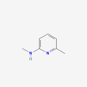 Chemical structure of N,6-dimethylpyridin-2-amine