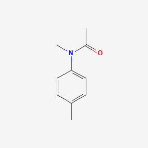Chemical structure of N,4'-dimethylacetanilide