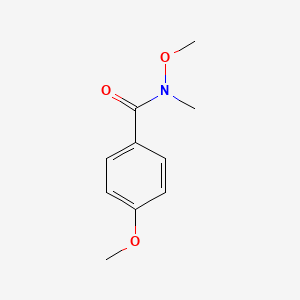 Chemical structure of N,4-Dimethoxy-N-methylbenzamide
