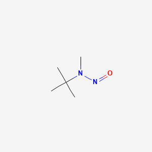 Chemical structure of N,2-dimethyl-N-nitrosopropan-2-amine